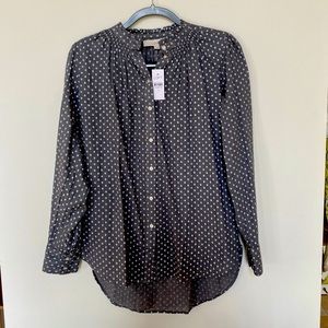 Loft size small button up long sleeve never worn tags still on!
